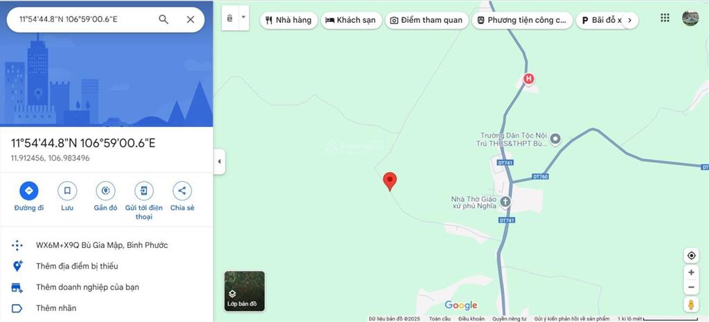 Giảm lộc 200 triệu còn 2,9x tỷ. dt 1860m2, giá củ 3,2 tỷ. đt 741, phú nghĩa, bù gia mập, bình phước