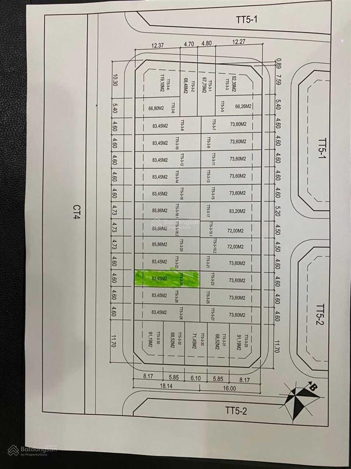 Chính chủ công an bán suất mua khu tt5.3 kdtm đại kim hoàng mai đối diện chung cư sắp xây