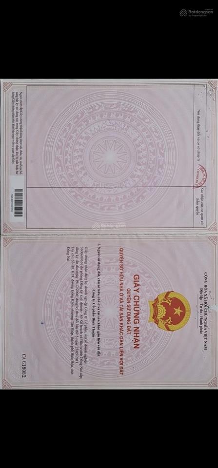 Chính chủ  bán 2 nền đẹp khu dân cư an thuận (dự án victoria)