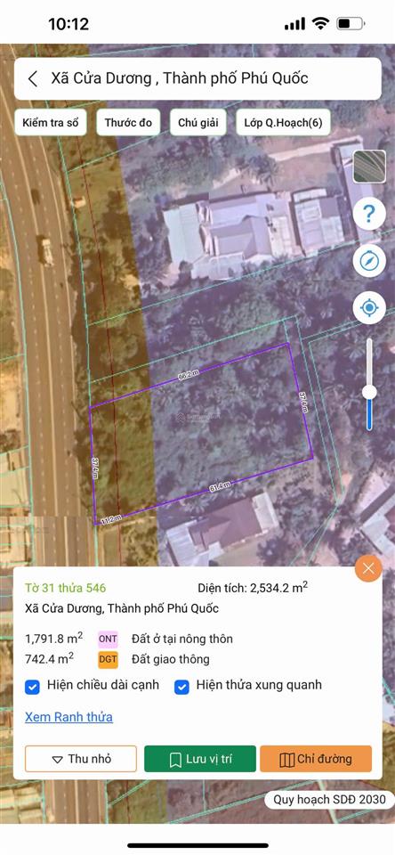 Bán đất gành gió mặt tiền dương đông đường 60m 500m2. thiện chí bán nhanh