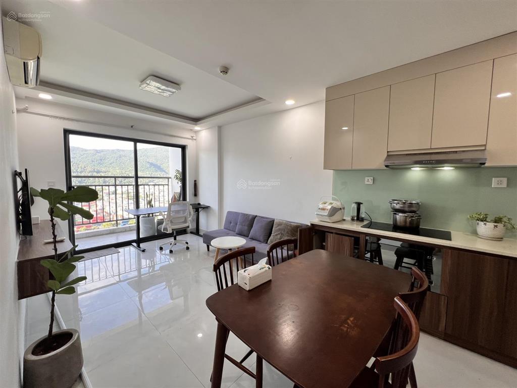 Cho thuê căn hộ 1pn sơn trà ocean view ở ngay cực đẹp tầng cao máy giặt sấy và bàn làm việc