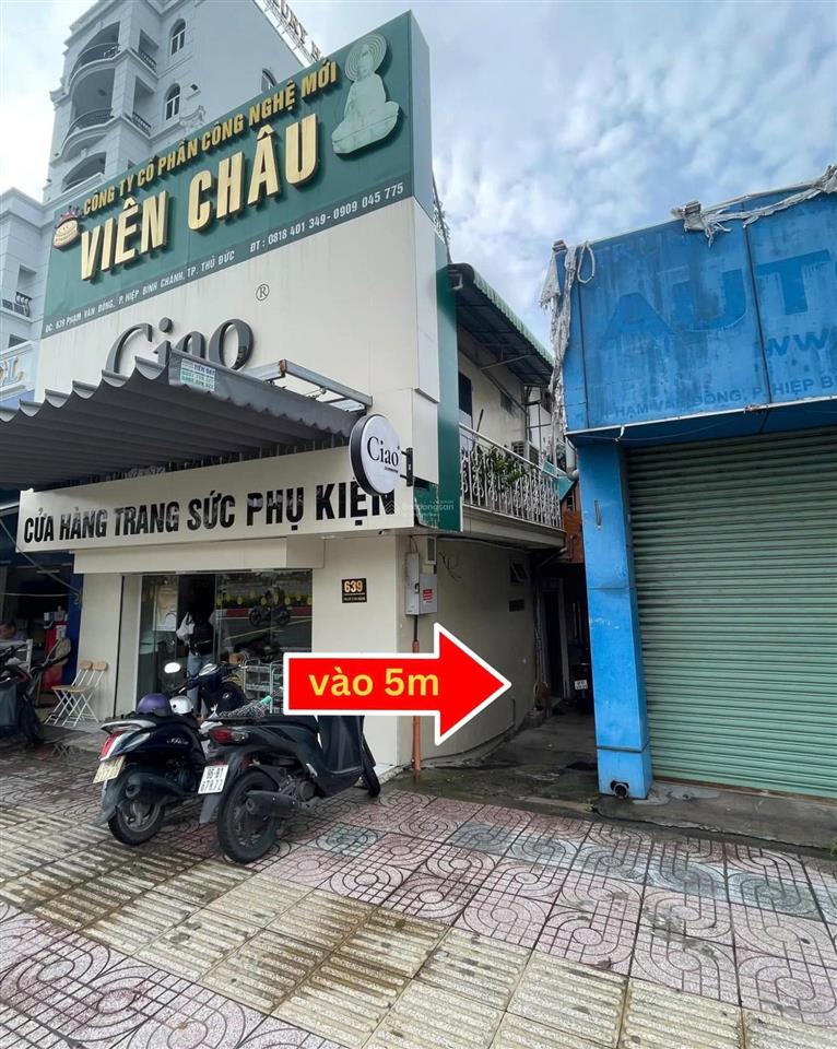 Cho thuê nhà nguyên căn hẻm phạm văn đồng kha vạn cân thủ đức