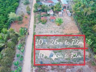 Bán 2 lô dt 10*26m sẵn 72m2 thổ đường sắp đổ bê tông kdc đông sát quốc lộ 20 giá nhỉnh 1 tỷ