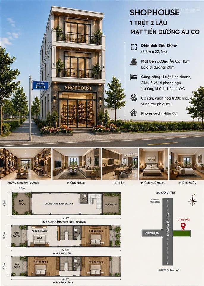 Tân lạc  bảo lâm dt 157m² full thổ sát mặt tiền đường âu cơ quy hoạch 20m đường nhựa giá chỉ 5xxtr