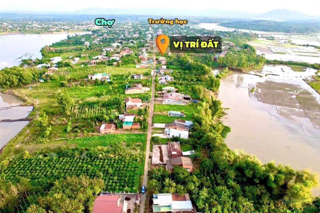 Đất mặt tiền đường nhựa ea hucư kuin dt 31*24,5m sẵn 230m2 thổ view hồ mát mẻ gần chợ kdc 1,1 tỷ
