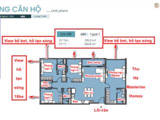 Tuyệt đối điện ảnhchỉ 65tr/m2căn 4pn đẹp nhấtôm trọn bể bơi và biển hồ 18ha masteri grand coast
