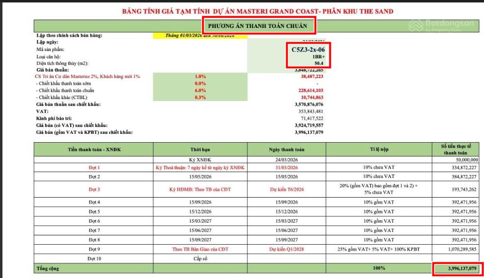 Lo gì đời này không rực rỡ khi mua 1pn + view hồ  tầng trung vốn chỉ 900 triệu masteri grand coast