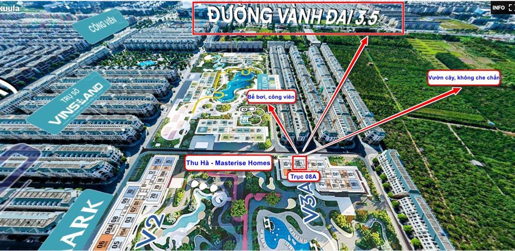 Mò kim đáy bể 2pn  tầng trung đông nam ôm trọn bể bơi ân hạn gốc lãi 5 năm  masteri era landmark