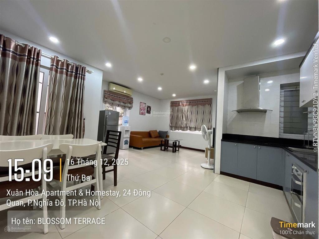 Cho thuê căn hộ dịch vụ 100m2 2 wc 2 phòng ngủ, đầy đủ tiện ích tại 24 đông quan, nghĩa đô