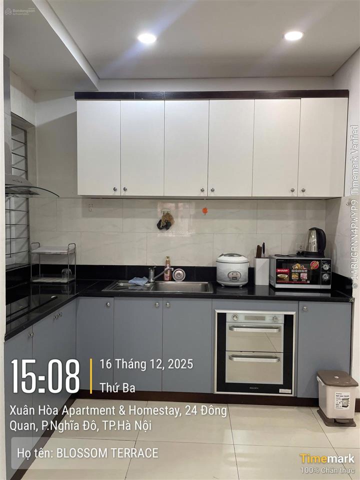 Cho thuê căn hộ dịch vụ 100m2 2 wc 2 phòng ngủ, đầy đủ tiện ích tại 24 đông quan, nghĩa đô