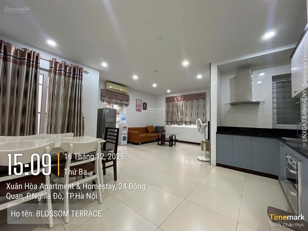 Cho thuê căn hộ dịch vụ 100m2 2 wc 2 phòng ngủ, đầy đủ tiện ích tại 24 đông quan, nghĩa đô