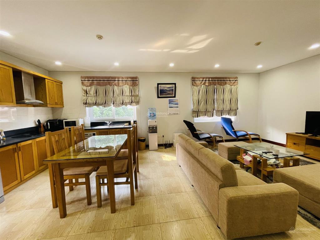 Cho thuê căn hộ dịch vụ 90m2  2 wc, 2 phòng ngủ, đầy đủ tiện ích tại 24 đông quan, nghĩa đô
