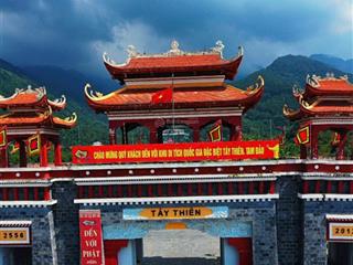 900tr có ngay lô đất gần cổng tây thiên, sổ đỏ trao tay