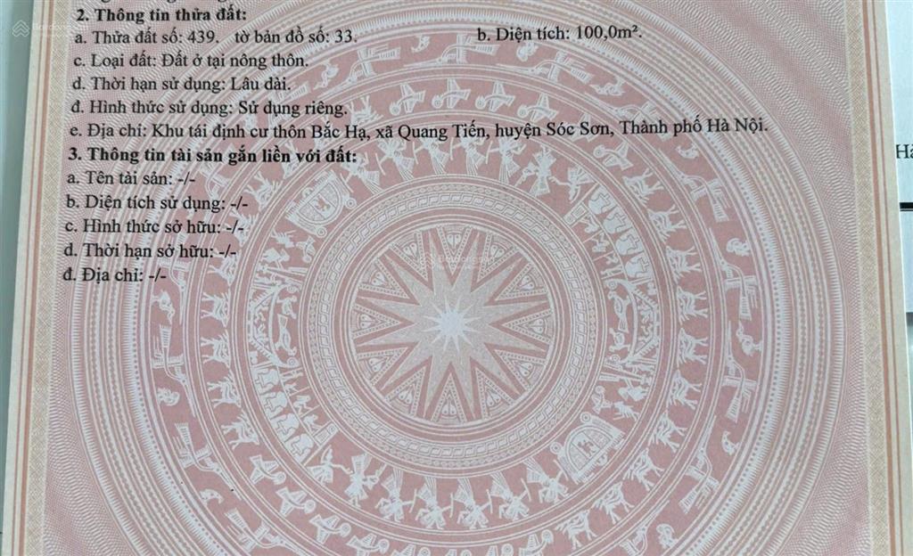 Bán đất đấu giá bắc hạ view cánh đồng 100m2 giá chỉ 4,3 tỷ