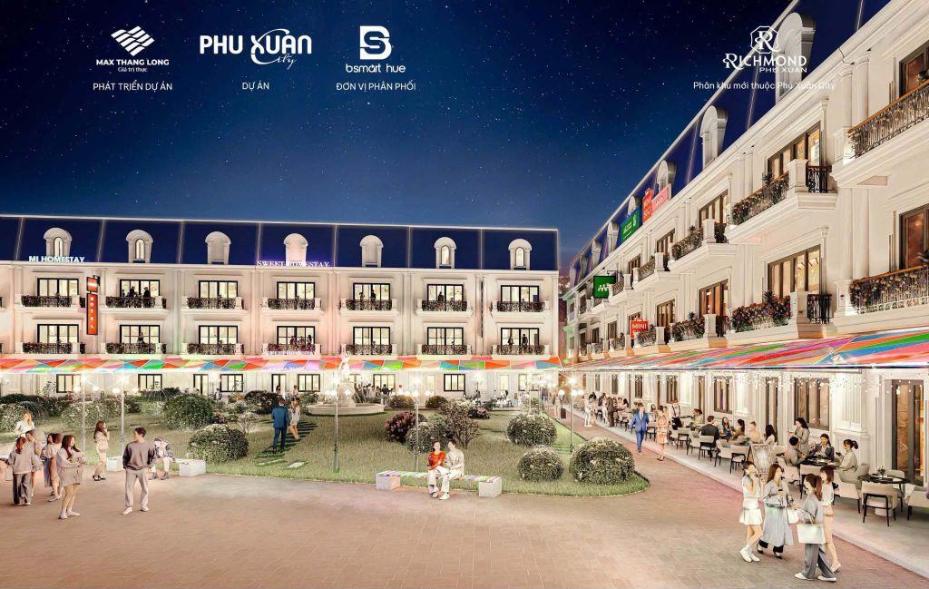 Đã có giá chính thức SHOPHOUSE RICHMOND PHÚ XUÂN TP Huế