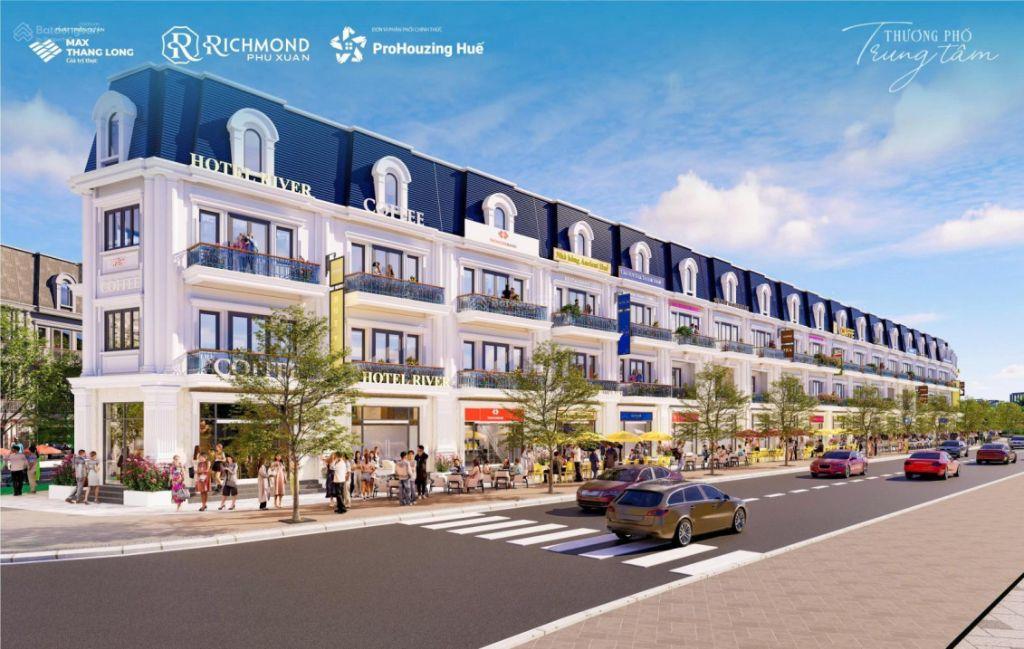 Đã có giá chính thức SHOPHOUSE RICHMOND PHÚ XUÂN TP Huế