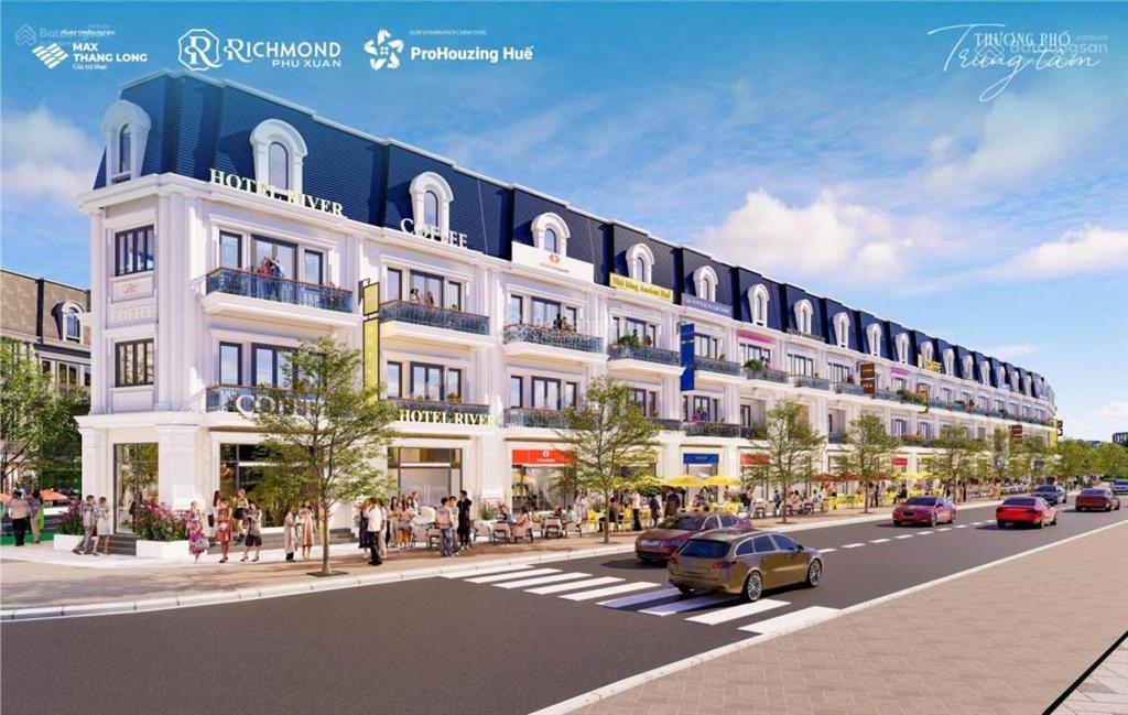 Shophouse mặt tiền chợ cống mới cơ hội đầu tư dòng tiền 480tr/năm tại trung tâm tp huế