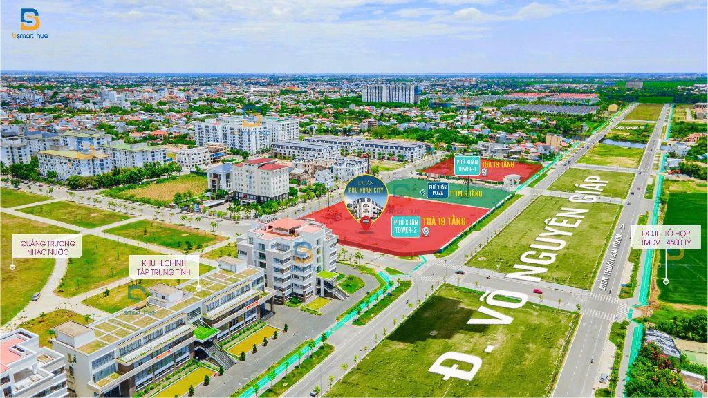Chợ Cống hình thành cơ hội Shophouse Phú Xuân city tăng vọt ở Huế