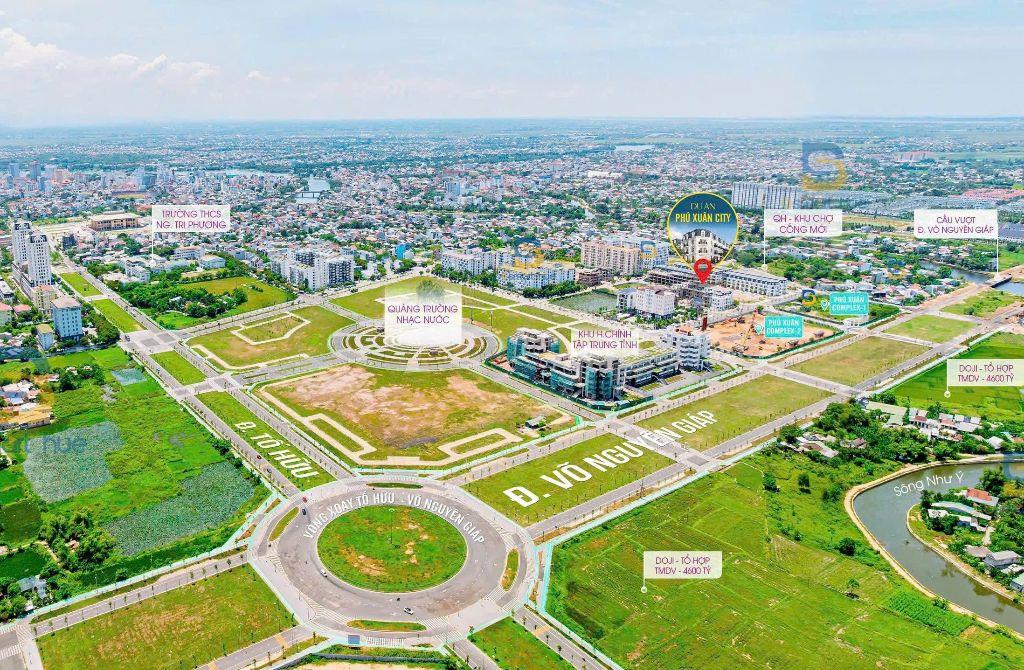 Shophouse 4 tầng mặt tiền Võ Nguyên Giáp tâm điểm kinh Doanh đối diện Chợ Cống