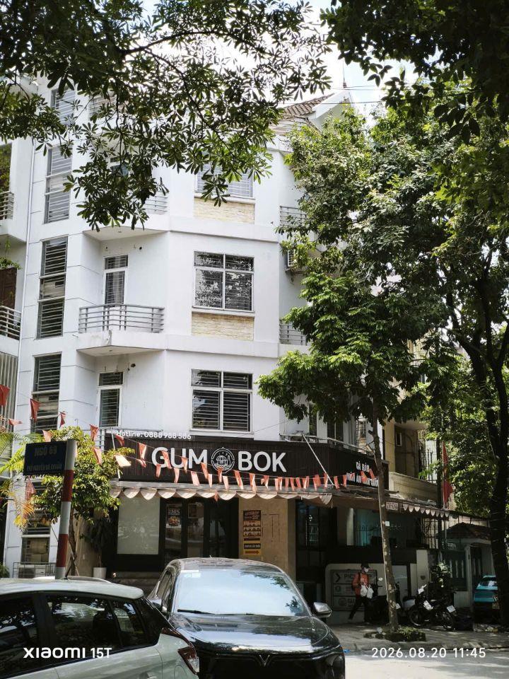 Bán nhà lô góc kinh doanh mặt phố Trung Yên Cầu Giấy Hà Nội. 2 mặt tiền (1 mặt phố 1 mặt phân lô) ô tô tránh nhau vỉa hè