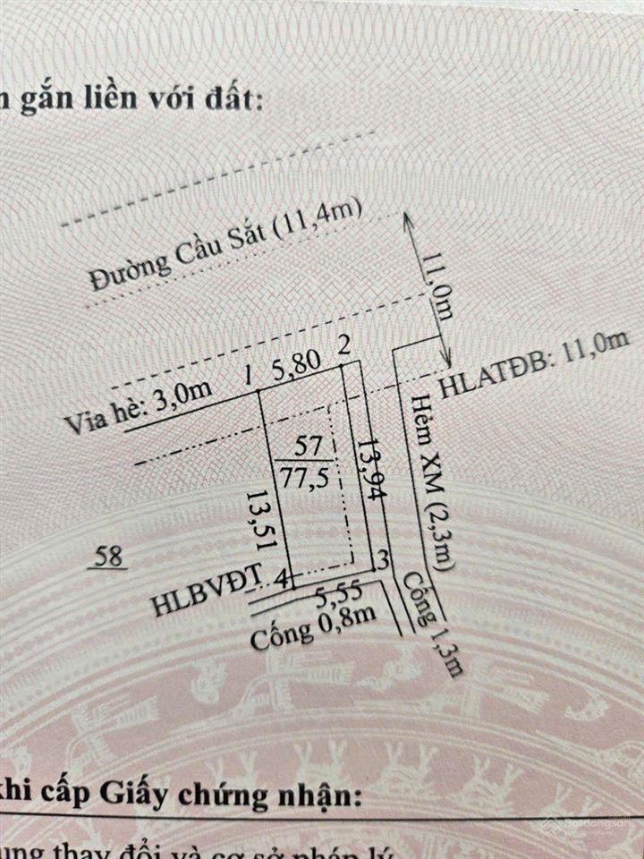 Do cần tiền bán gấp hạ giá ngộp lo đất ngay đường nhựa đoạn cầu sát lái thiêu