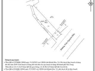 Bán căn góc mặt tiền đường trần nguyên hãn phước hoà nha trang giá tốt