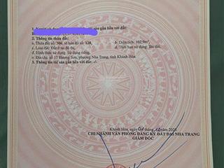 Bán lô đất mặt tiền 17 hương sơn phường phước hoà nha trang ngang 8,5m giá đầu tư