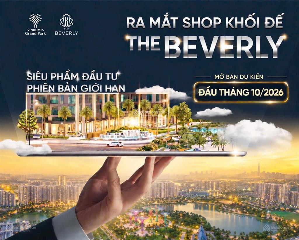 Bán căn shop khối đế khu ch cao cấp the beverly, quận 9, dt 35m2. gía 3.95 tỷ