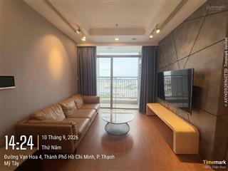 Tôi cần cho thuê gấp cc 2pn, 2wc, 80m2 tại vinhomes central park, giá ưu đãi 19 triệu vnd