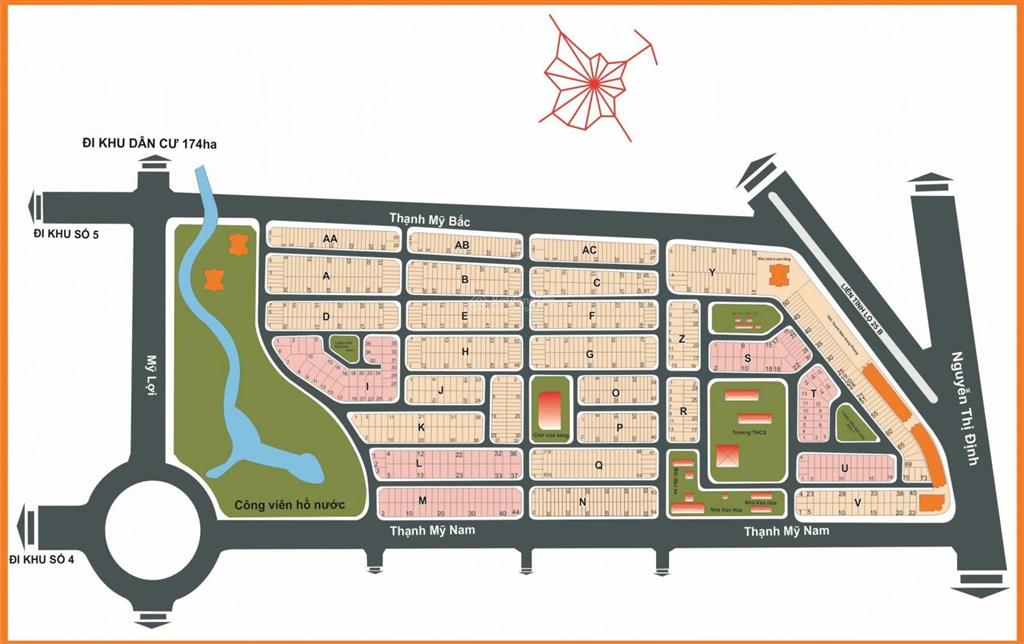 Lô đất ngang 6mx17.5m xây nhà cực đẹp giá tốt tại khu 1 thạnh mỹ lợi.hướng tây bắc,công chứng ngay