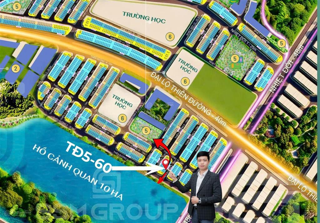 Bán căn liền kề tđ5  60 diện tích 60m2, giá tốt của thị trường, sau chiết khấu 4 tỷ 886tr