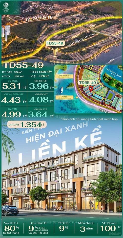Voucher loanh quanh 1,1 tỷ đây là căn lk đáng mua nhất tại vin hạ long xanh, giá tts có 3,853tỷ