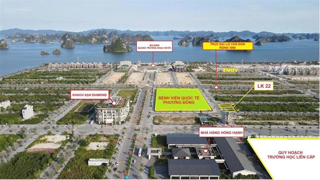 Quỹ độc quyền lô đẹp nhất dự án lk13, lk12, lk45, phương đông, dt 87,5  500m2, giá từ 2,2 tỷ