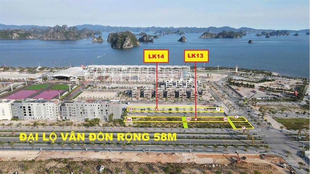 Quỹ độc quyền lô đẹp nhất dự án lk13, lk12, lk45, phương đông, dt 87,5  500m2, giá từ 2,2 tỷ