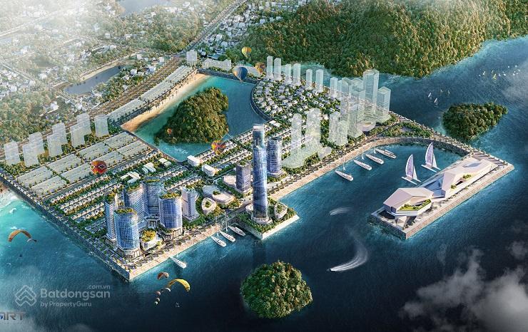 Lô góc đất nền dự án tái định cư hạ long, dt 162m2, cạnh cảng quốc tế ao tiên, giá 35 triệu/m2