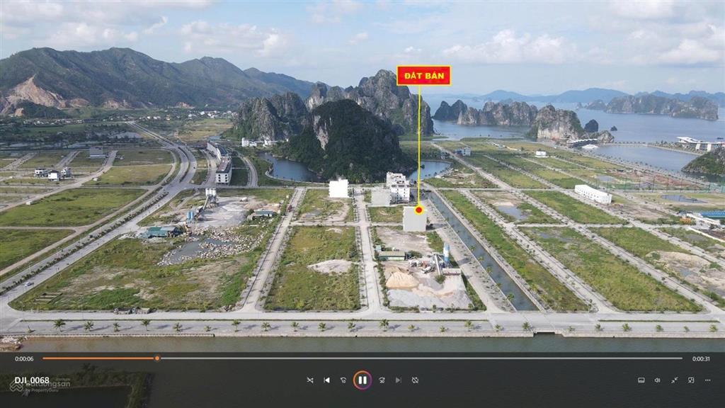 Đất nền mặt sông nhân tạo, đất liền kề dự án ao tiên, dt 144m2, mt 6m, đông nam, giá 51 triệu/m2