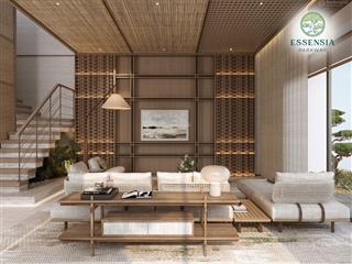 Bán essensia parkway biệt thự 160m2 8x20m, 1 trệt 2 lầu 1 áp mái, giá 31tỷ3.  0938 985 ***