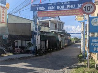 Chính chủ bán lô đất thôn phú mỹ, xã tuyên quang 474m2(thổ cư 300m2) mặt tiền 13m