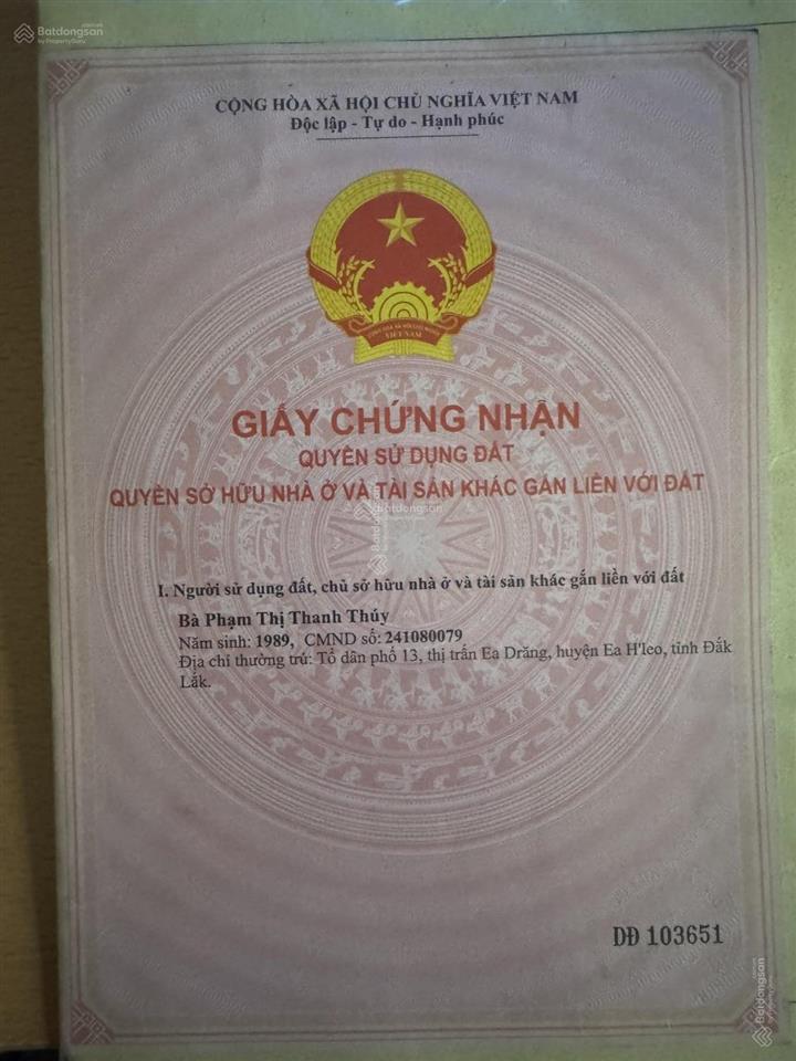 Bán đất tại ea khăl, ea h'leo, đắk lắk, giá cực chất 1,5 tỷ, 14237.5m2