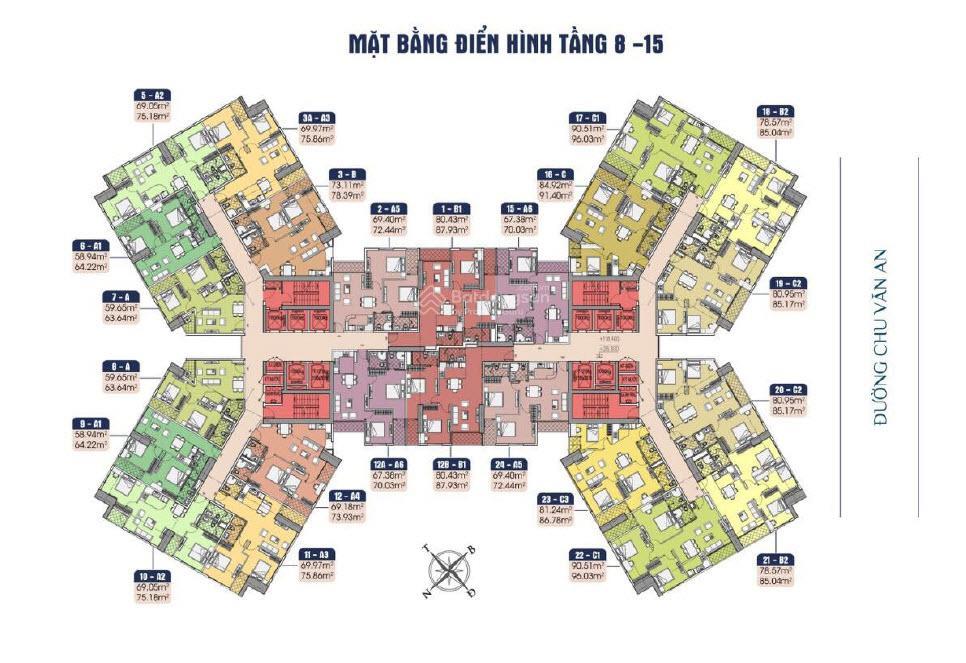 Cần bán căn hộ 2pn 2wc samsora 105 chu văn an nhà nội thất mới, giá tốt, sẵn sổ.  0963 689 ***