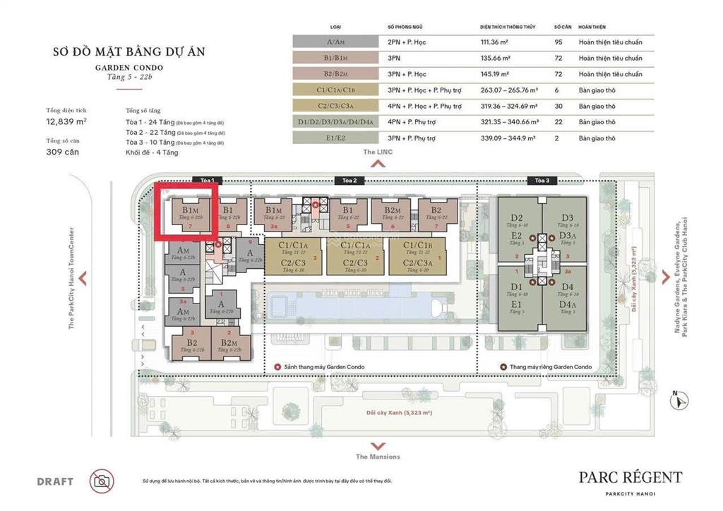 Chủ nhà chuyển công tác cần bán 3 pn 135m2 chung cư parc régent giá 15.6 tỷ bphí.  0963 689 ***