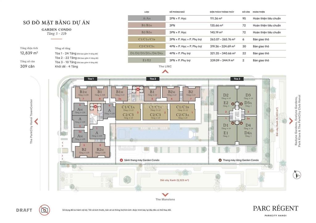 Bán căn 3 ngủ+1 diện tích 145,2m parc régent giá cực tốt nhỉnh 16,5 tỷ.  0963 689 ***