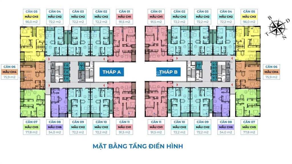 Cắt lỗ căn 2pn 2 vs the charm giá tốt view thoáng siêu mát giá 5,15 tỷ.  0963 689 ***