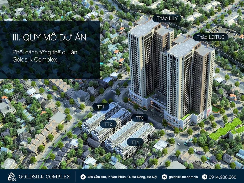 Bán căn 4 ngủ 3 vệ sinh goldsilk complex vạn phúc giá cực tốt nhỉnh 7 tỷ.  0963 689 ***