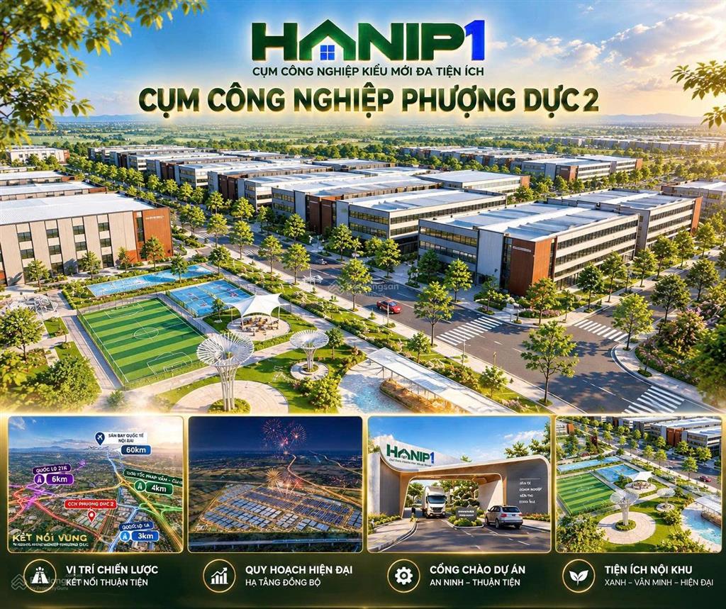Cơ hội đầu tư nhà xưởng tại cụm công nghiệp phượng dực 2  phú xuyên, hà nội!  0963 689 ***