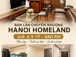 Hàng hiếm  chuyển nhượng căn 3pn đẹp hà nội homeland