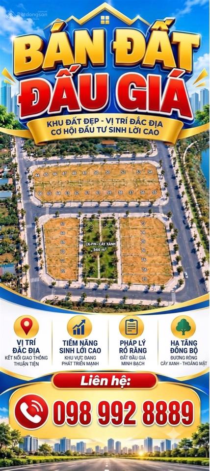 Bán đất đấu giá khu x1 thôn đìa  nam hồng (cũ) đông anh