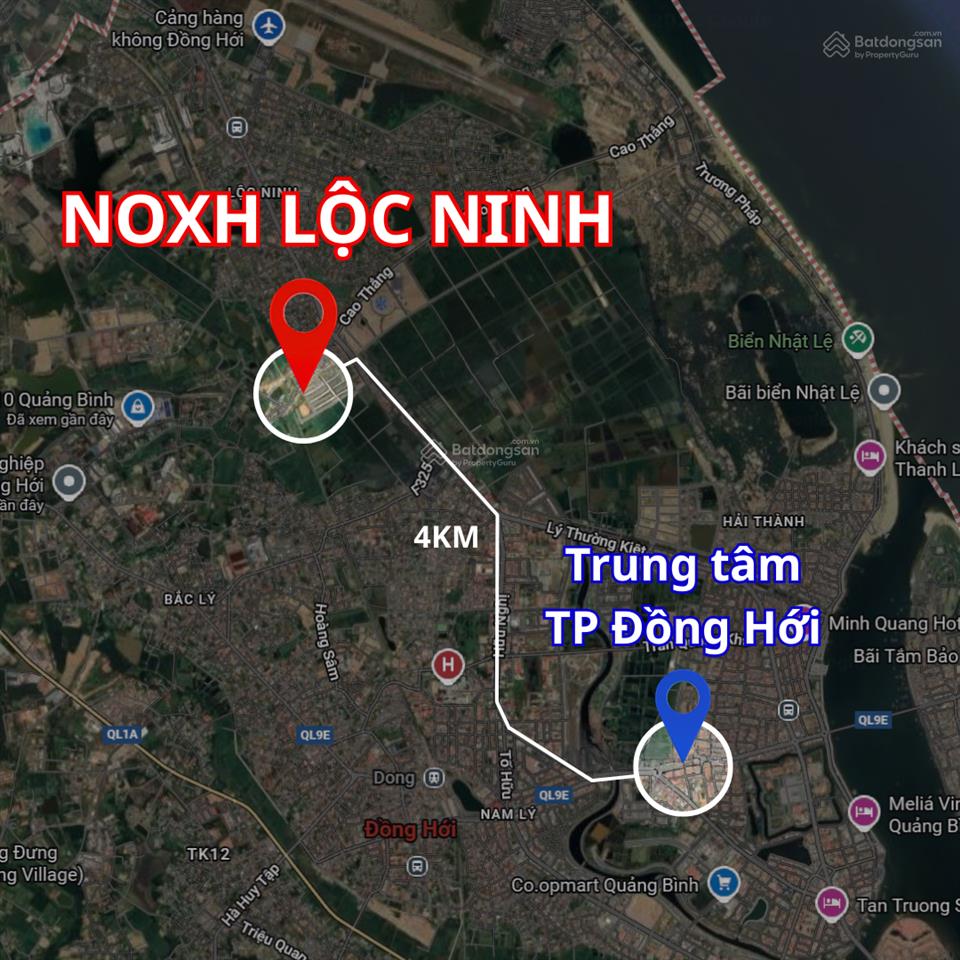 Chỉ từ 200 triệu sở hữu căn hộ noxh lộc ninh 1 đồng hới trả góp nhẹ mỗi tháng