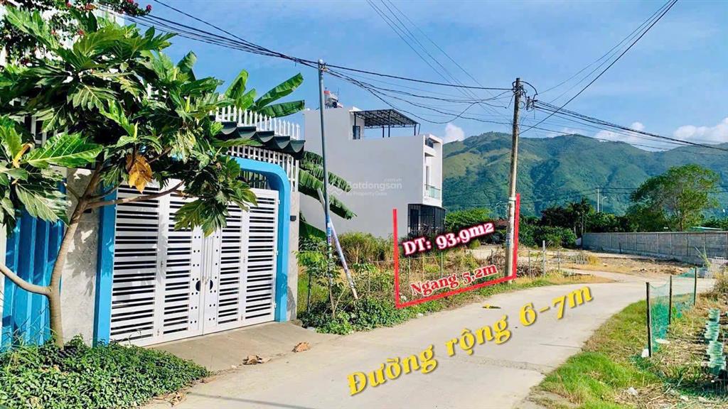 Đất diên khánh gần võ nguyên giáp, cạnh tđc diên toàn dt 93,9m² full thổ cư, giá 1,95 tỷ