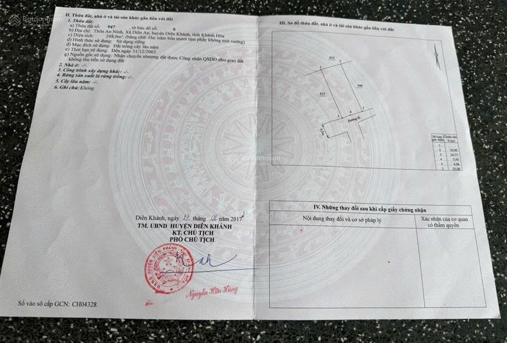 Bán gấp nhà thôn an ninh, diên an, giá tốt nhất trong khu vực
